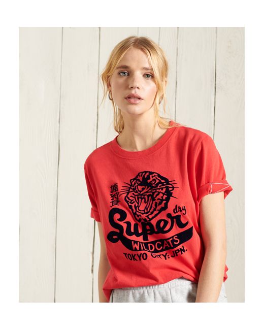 Superdry Varsity Flock T-Shirt