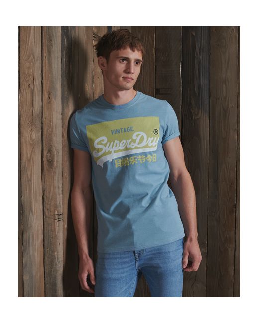 Superdry Organic Cotton Vintage Logo Pastel T-Shirt