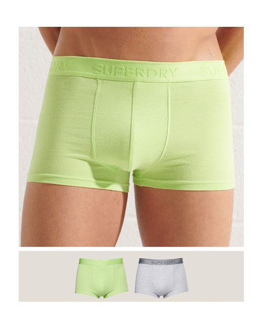 Superdry Organic Cotton Classic Trunk Double Pack