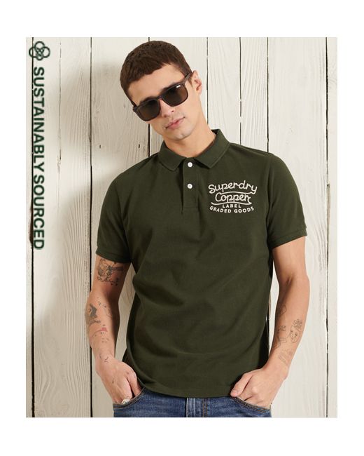 Superdry Organic Cotton Short Sleeve Superstate Polo Shirt