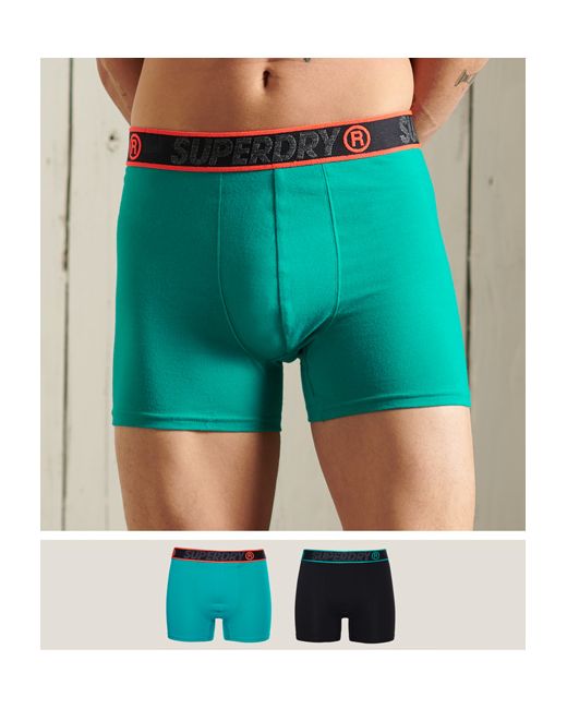 Superdry Organic Cotton Boxer Double Pack