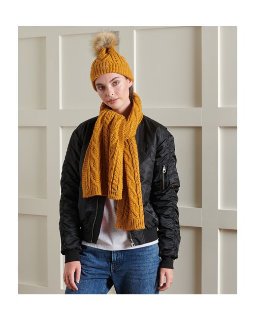 Superdry Lannah Cable Scarf