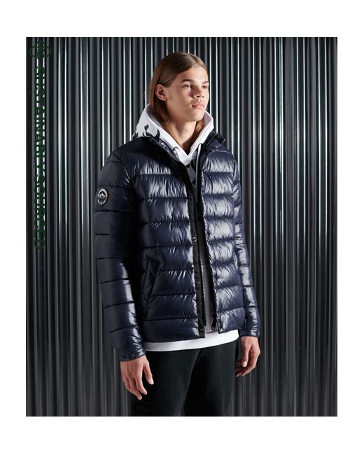 Superdry High Shine Quilted Puffer Jacket