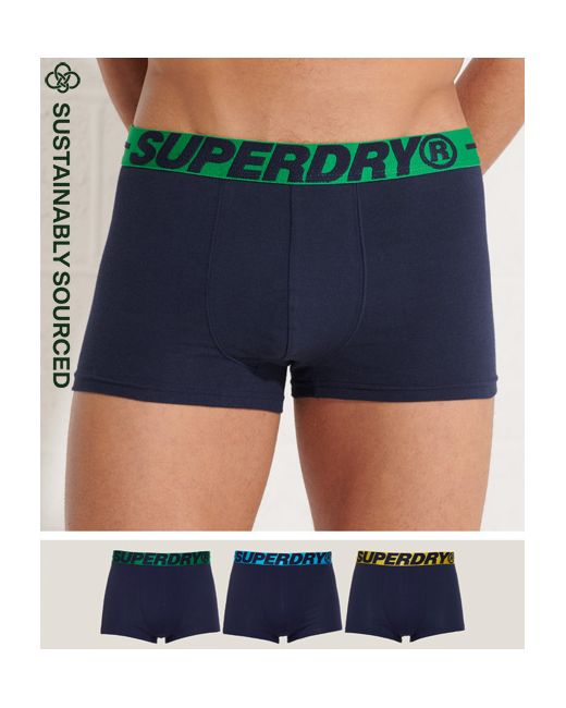 Superdry Organic Cotton Trunk Triple Pack