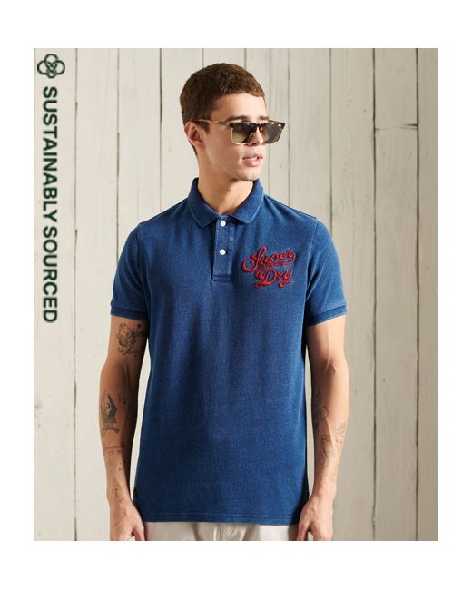 Superdry Organic Cotton Short Sleeve Superstate Polo Shirt