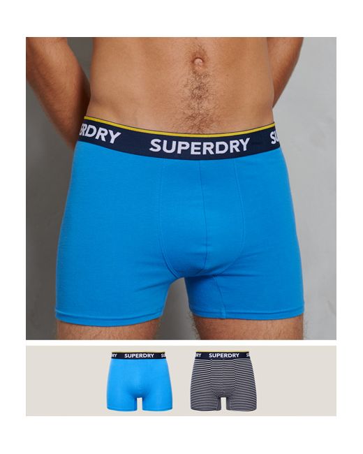 Superdry Organic Cotton Classic Boxer Double Pack