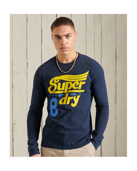 Superdry Collegiate Graphic Long Sleeve Top