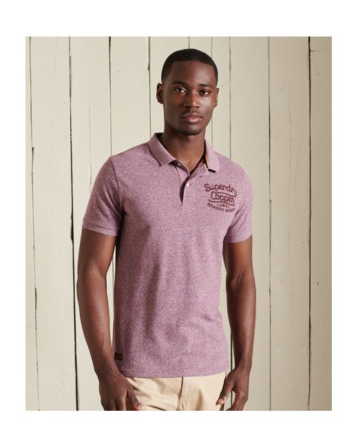 Superdry Organic Cotton Superstate Short Sleeve Polo Shirt