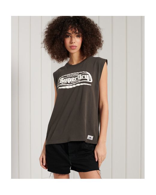 Superdry Cali Surf Graphic Tank Top
