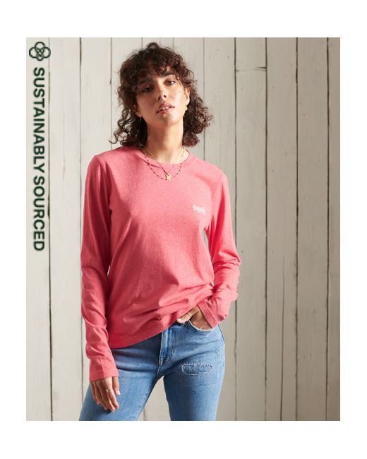 Superdry Organic Cotton Classic Long Sleeved Top