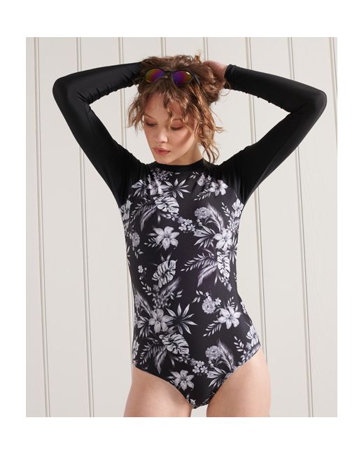 Superdry Surf Long Sleeve Swimsuit