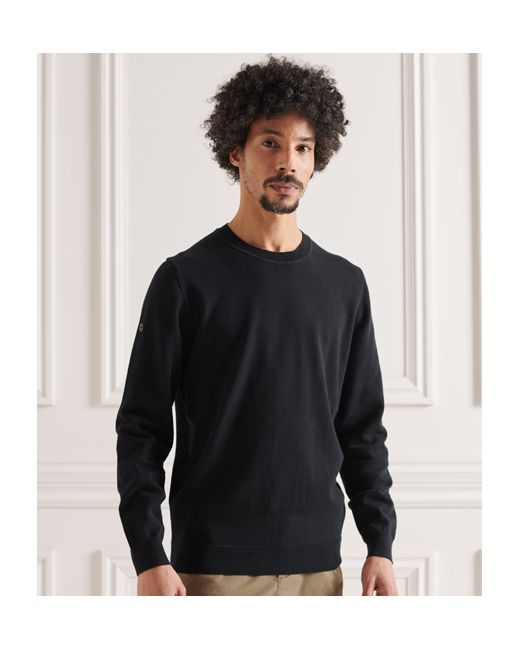 Superdry Cotton Crew Knitted Jumper
