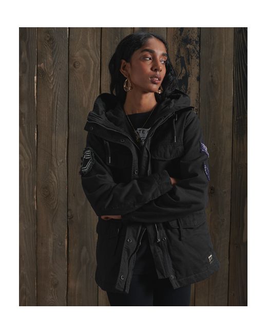 Superdry Bling Relaxed Rookie Parka Jacket