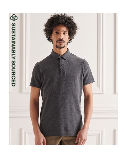 Superdry Organic Cotton Studios Jersey Polo Shirt