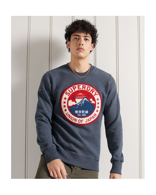 Superdry Limited Edition Chenille Patch Crew Sweatshirt