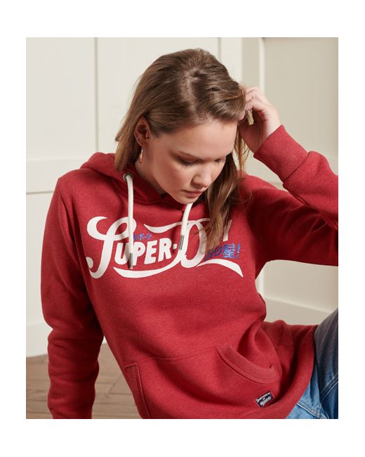 Superdry Limited Edition Americana Glitter Hoodie