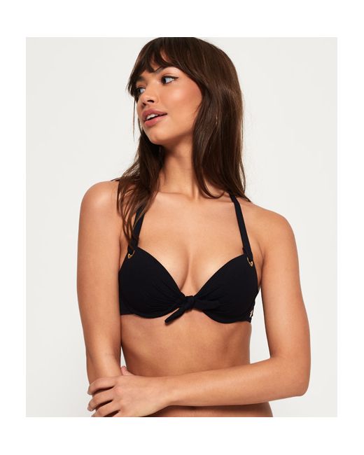 Superdry Picot Textured Cup Bikini Top