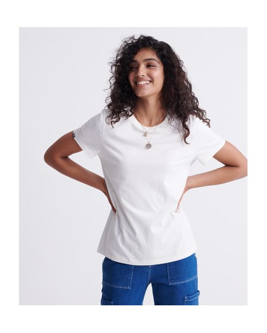 Superdry Organic Cotton Label Elite Crew T-Shirt