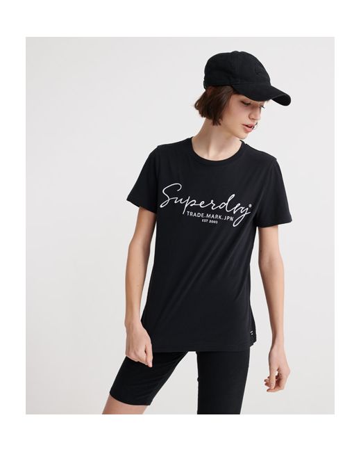 Superdry Alice Script Embroidered T-Shirt