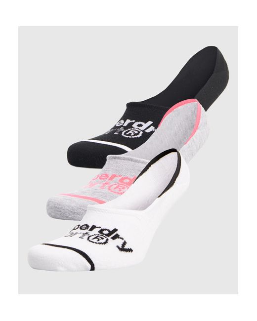 Superdry SPORT Coolmax Invisible Sock 3 Pack