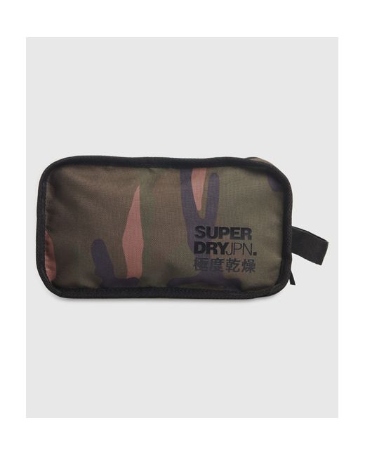 Superdry 2 Zip Wash Bag