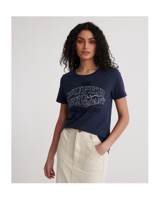 Superdry Workwear Chainstitch Embroidered T-Shirt
