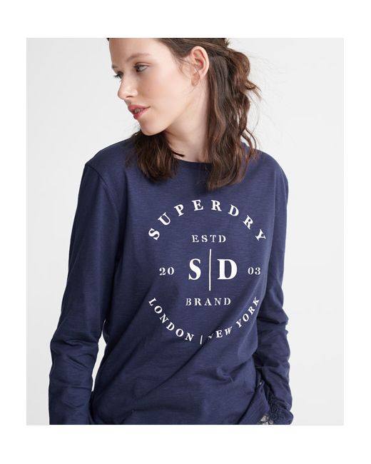 Superdry Tilly Lace Graphic Top