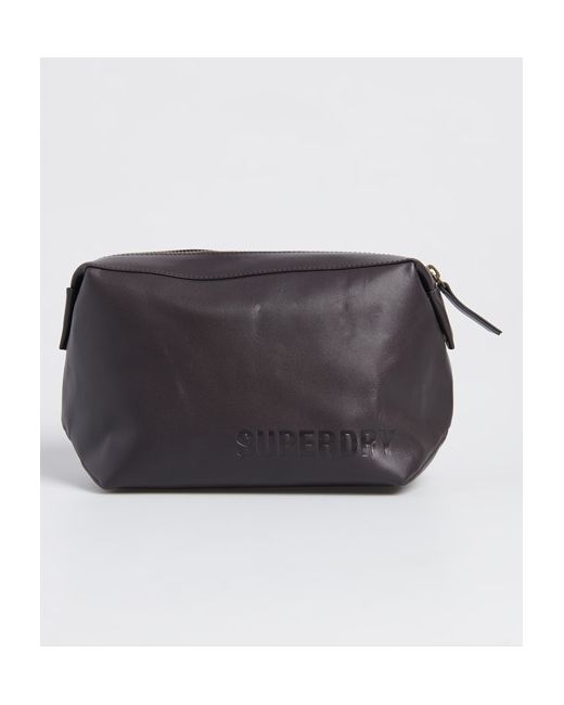 Superdry Vermont Leather Washbag
