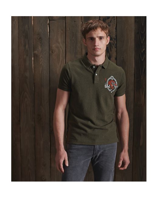 Superdry Organic Cotton Superstate Polo Shirt