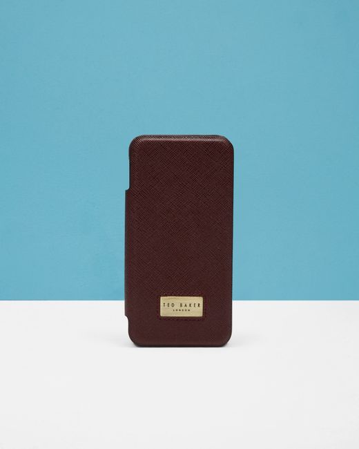 Ted Baker Textured iPhone 6/6s case Oxblood
