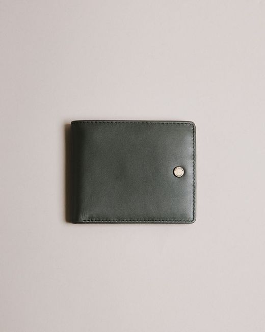 Ted Baker Branded Leather Bifold Wallet Hackin