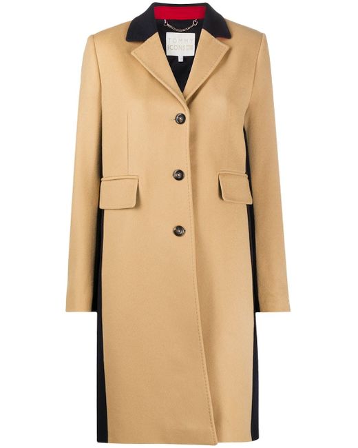 Tommy Hilfiger Cotton/wool-blend Single Breasted Coat