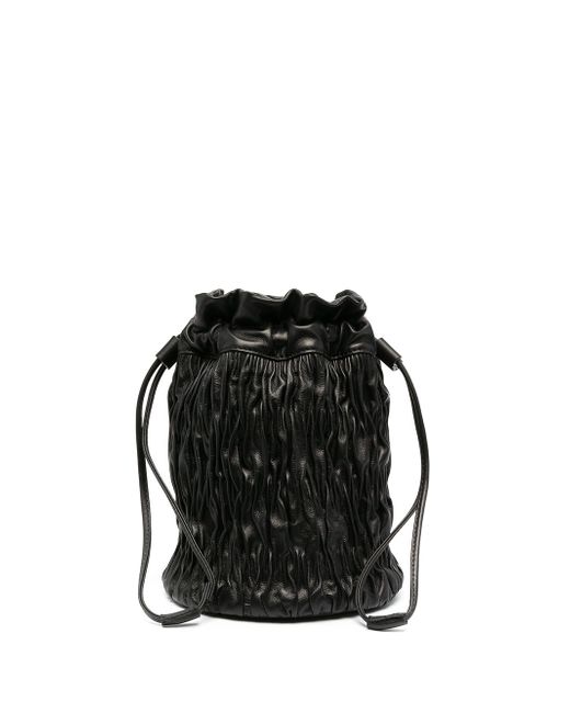 Ganni Leather Satchel Bag