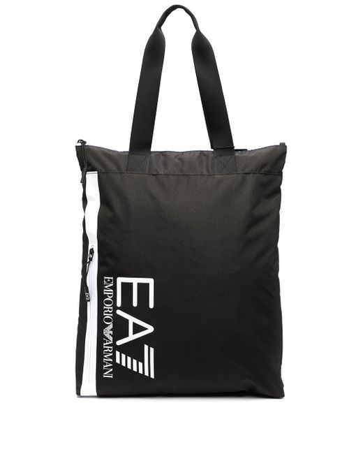 Ea7 Nylon Logo Tote Bag