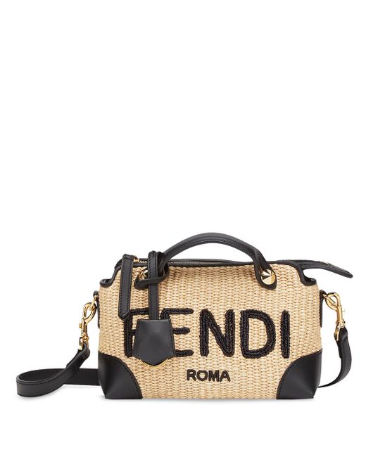 Fendi By The Way Mini Rafia Handbag