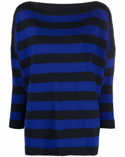 Daniela Gregis Giada Striped Boatneck Sweater