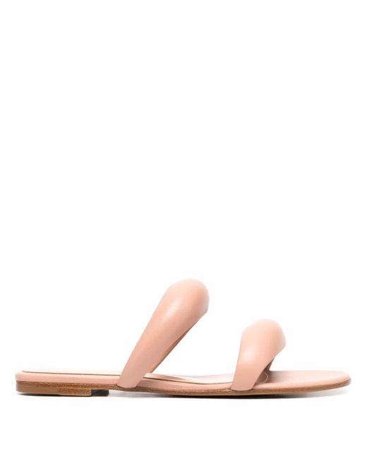 Gianvito Rossi Leather Flat Sandals
