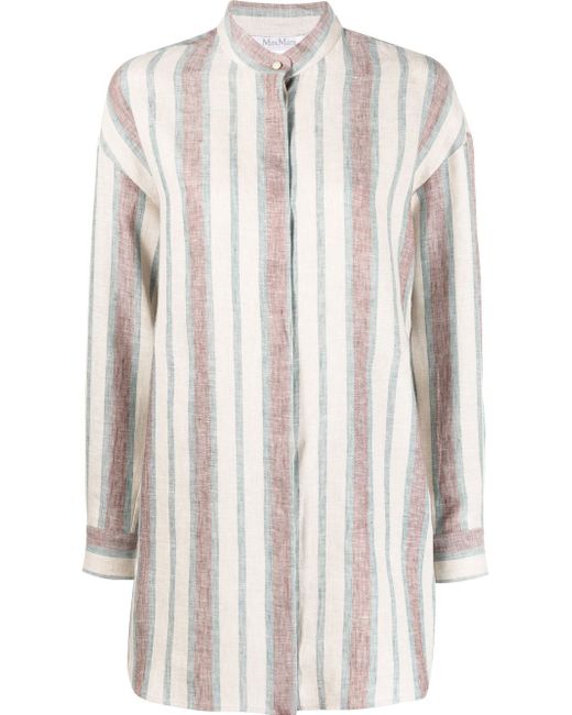 Max Mara Striped Cotton Shirt