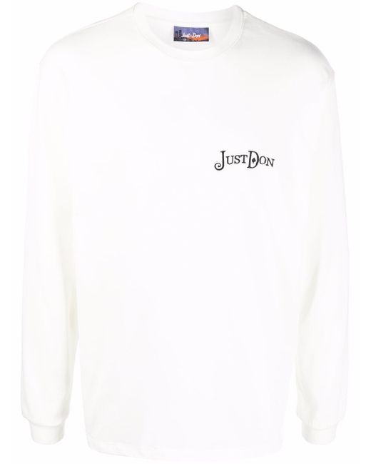 Just Don Cotton Logo Long Sleeve T-shirt