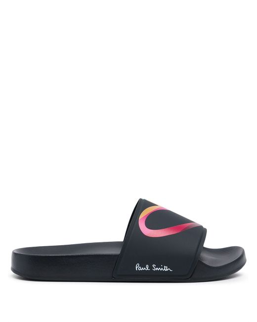 Paul Smith Heart Print Rubber Slippers