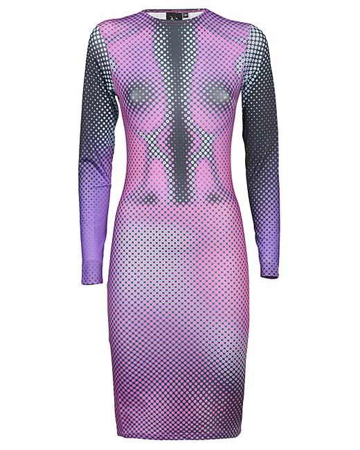 Sinead Gorey Digitally Print Fitted Short Dress