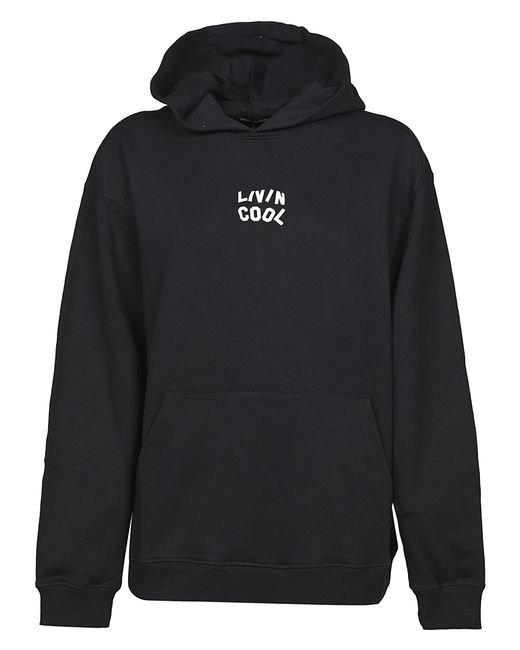 Livincool Cotton Oversized Logo Hoodie