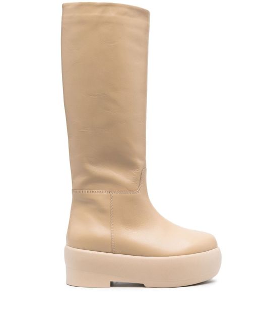 Gia Couture Tubular Chunky-sole Boots