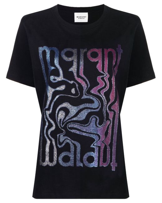 Isabel Marant Etoile Printed Cotton T-shirt
