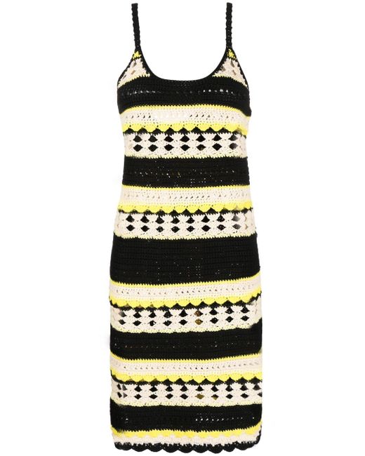 Ganni Crochet Mini Dress