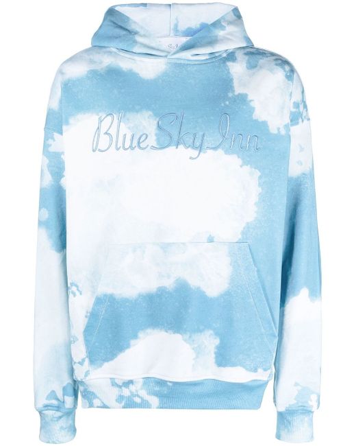 Blue Sky Inn Printed Cotton Hoodie