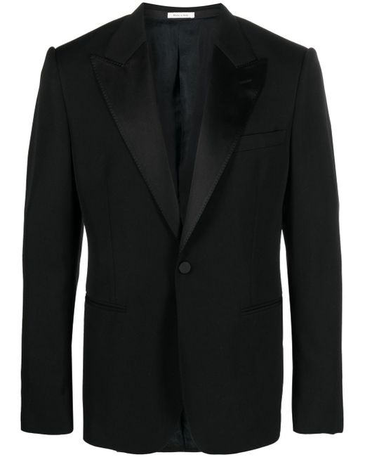 Alexander McQueen Jacket With Silk Lapels