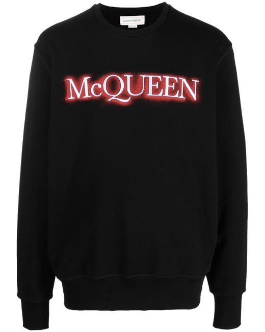 Alexander McQueen Sweatshirt With Logo Print