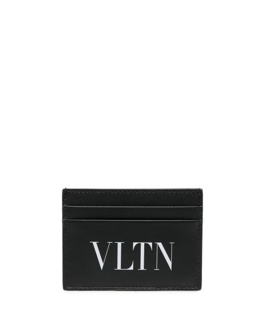 Valentino Garavani Vltn Leather Credit Card Case