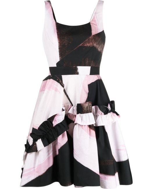 Alexander McQueen Printed Mini Dress